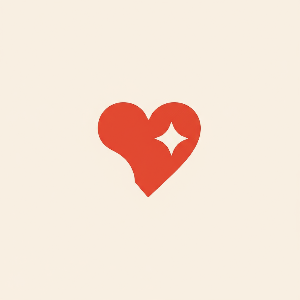 Pamchika heart exact copy from logo